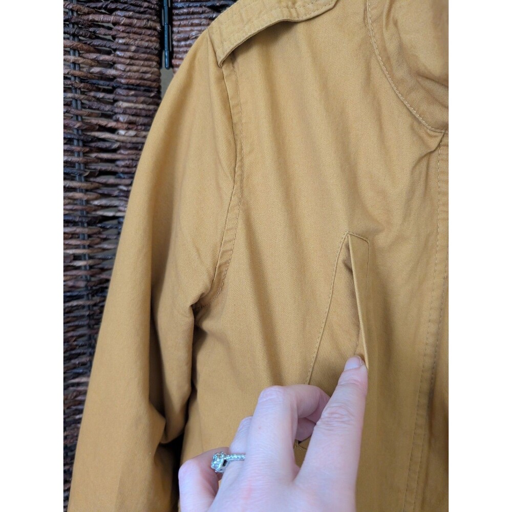 Ambiance Outerwear Utility Jacket Size M Military Mustard Street Louigi Anorak - Picture 3 of 16